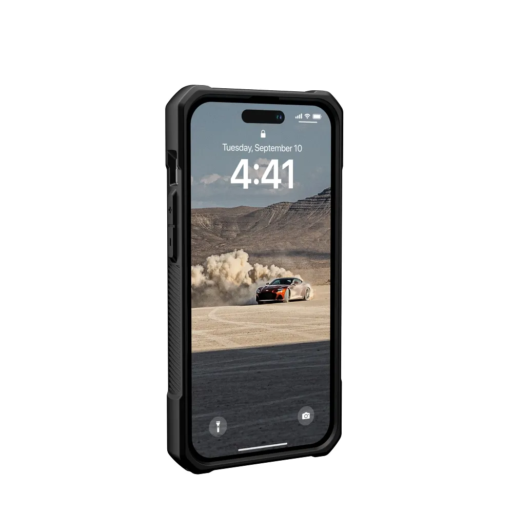 ( UAG ) Urban Armor Gear Monarch case for IPHONE 14 PRO kevlar black - Image 6