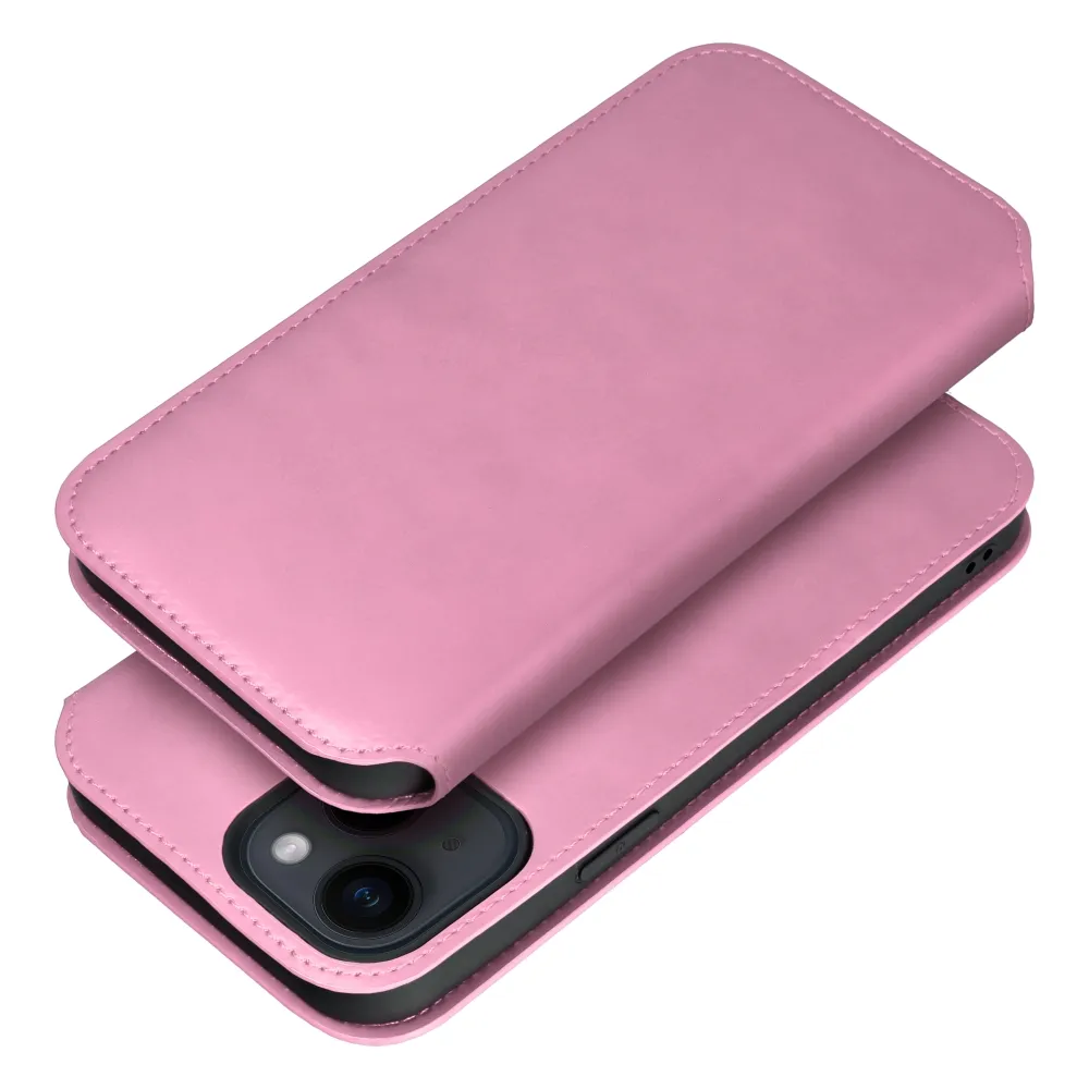 DUAL POCKET Book case for IPHONE 16 Plus light pink - Image 7