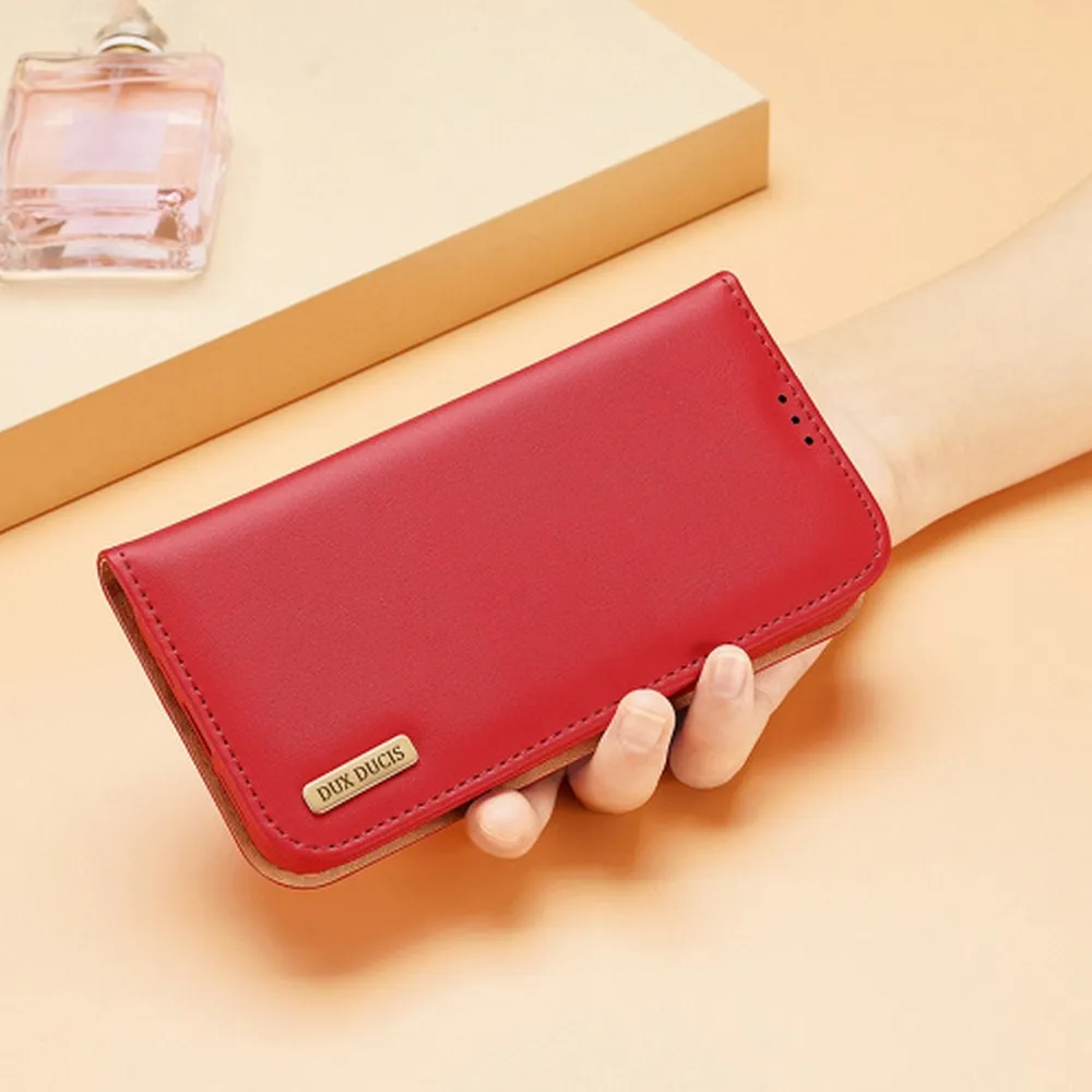 DUX DUCIS wallet case HIVO for IPHONE 15 red - Image 7