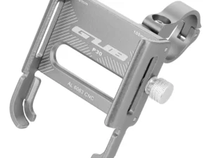 GUB bike holder for mobile phone P30 Aluminium silver