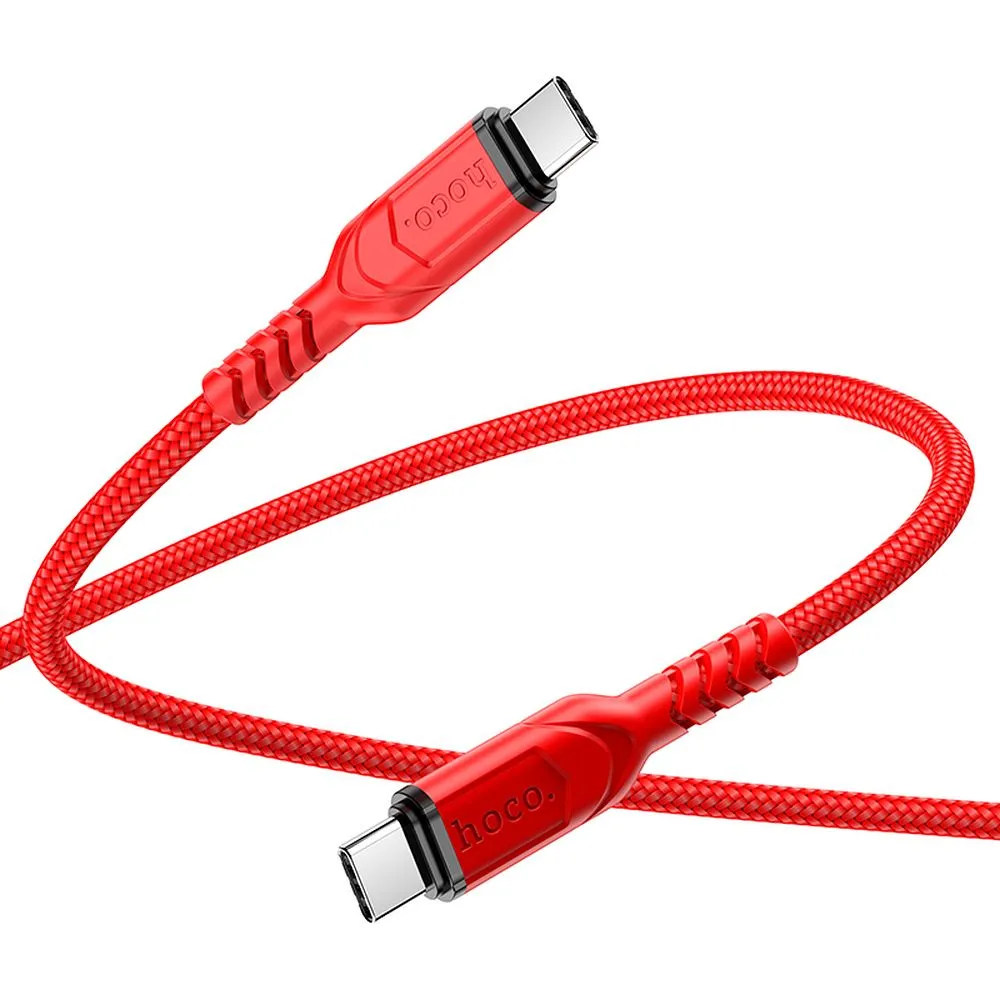HOCO cable Type C to Type C PD QC 3A 60W X59 1 m red - Image 2