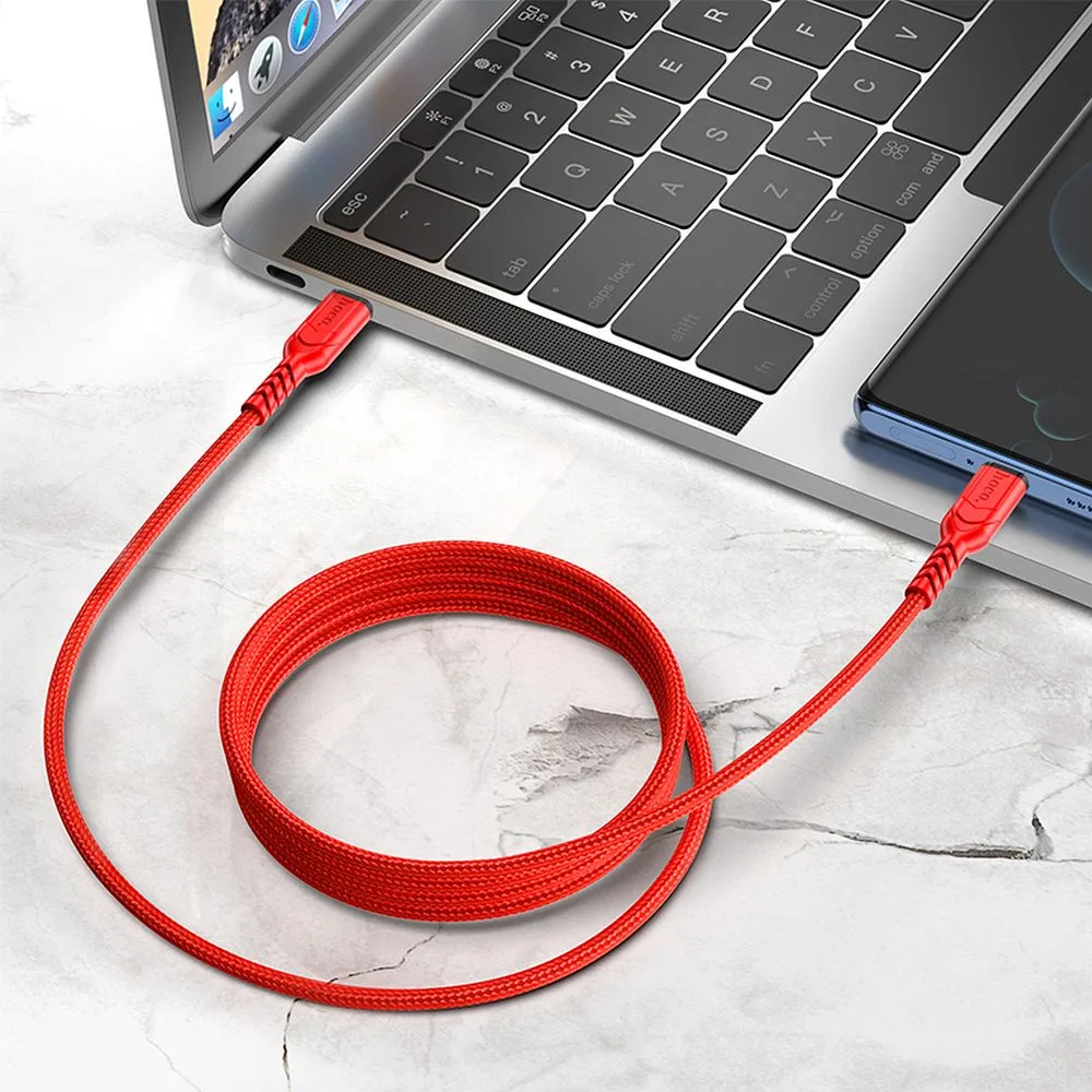 HOCO cable Type C to Type C PD QC 3A 60W X59 1 m red - Image 3