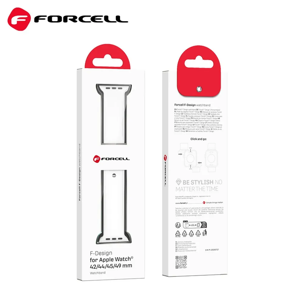 FORCELL F-DESIGN FA01 strap for APPLE Watch 38 / 40 / 41 mm white - Image 8