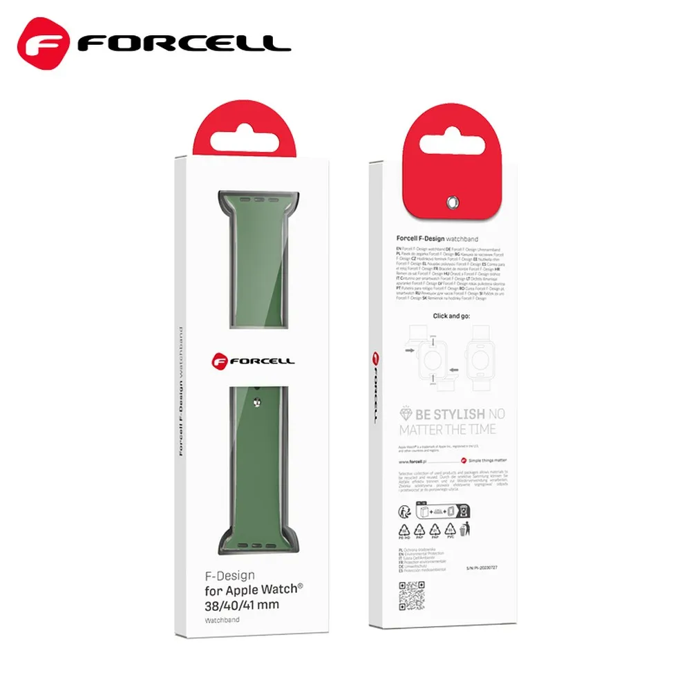 FORCELL F-DESIGN FA01 strap for APPLE Watch 38 / 40 / 41 mm green - Image 9