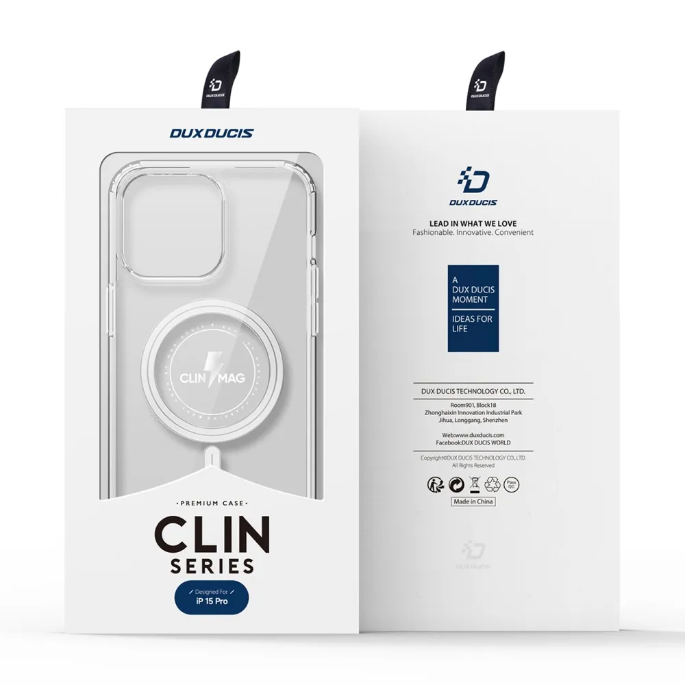 DUX DUCIS case CLIN MAG compatible with MagSafe for IPHONE 15 Pro Max transparent - Image 13