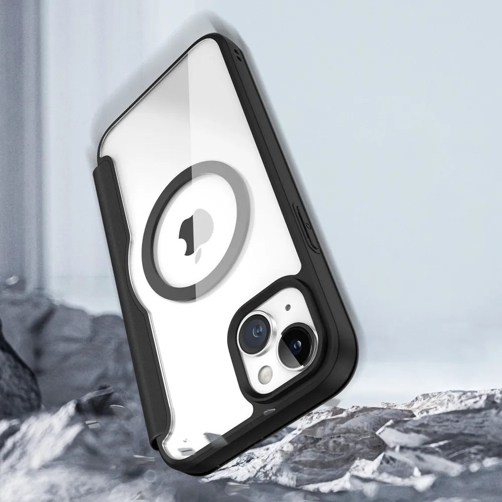 DUX DUCIS wallet case SKIN X PRO compatible with MagSafe for IPHONE 15 Plus black - Image 13