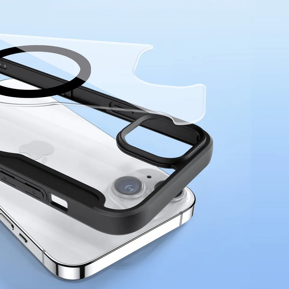 DUX DUCIS wallet case SKIN X PRO compatible with MagSafe for IPHONE 15 Plus black - Image 12