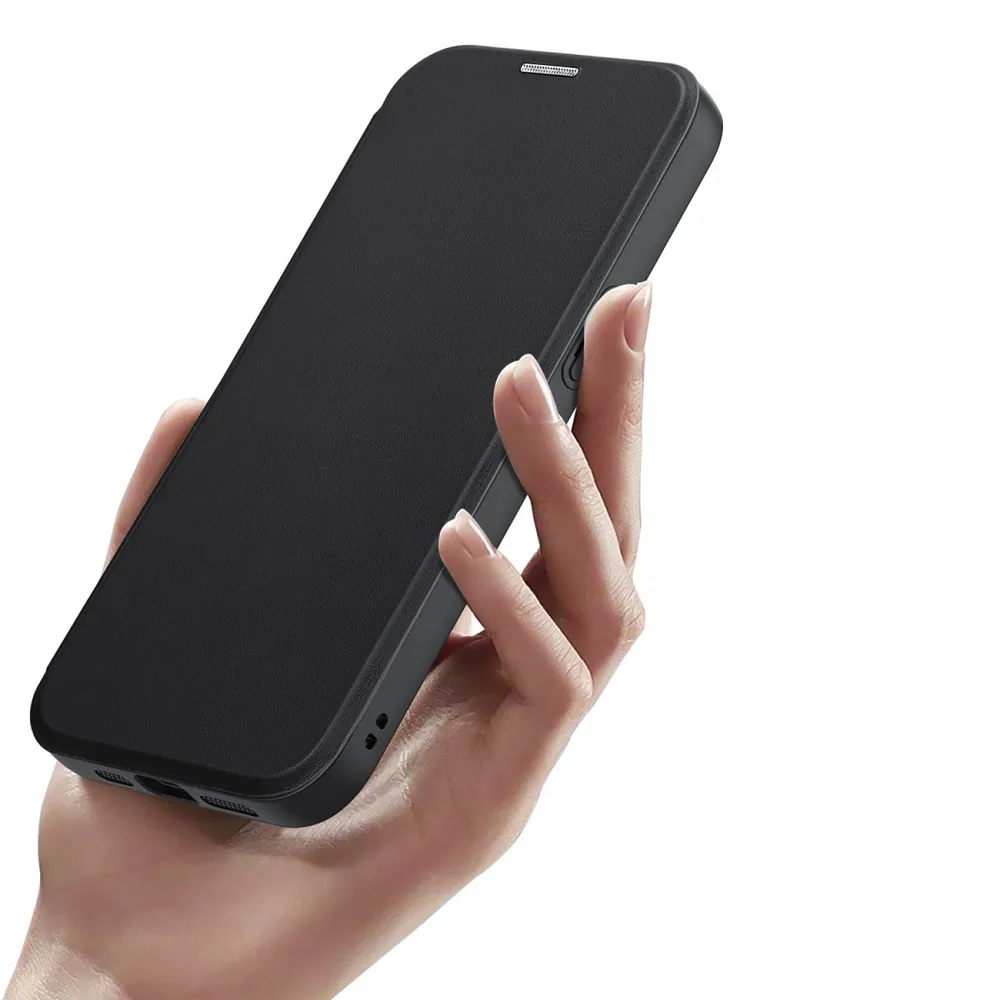 DUX DUCIS wallet case SKIN X PRO compatible with MagSafe for IPHONE 15 Pro black - Image 5