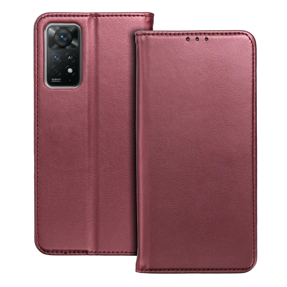 SMART MAGNETO Book case for XIAOMI Redmi Note 12 5G burgundy - Image 3