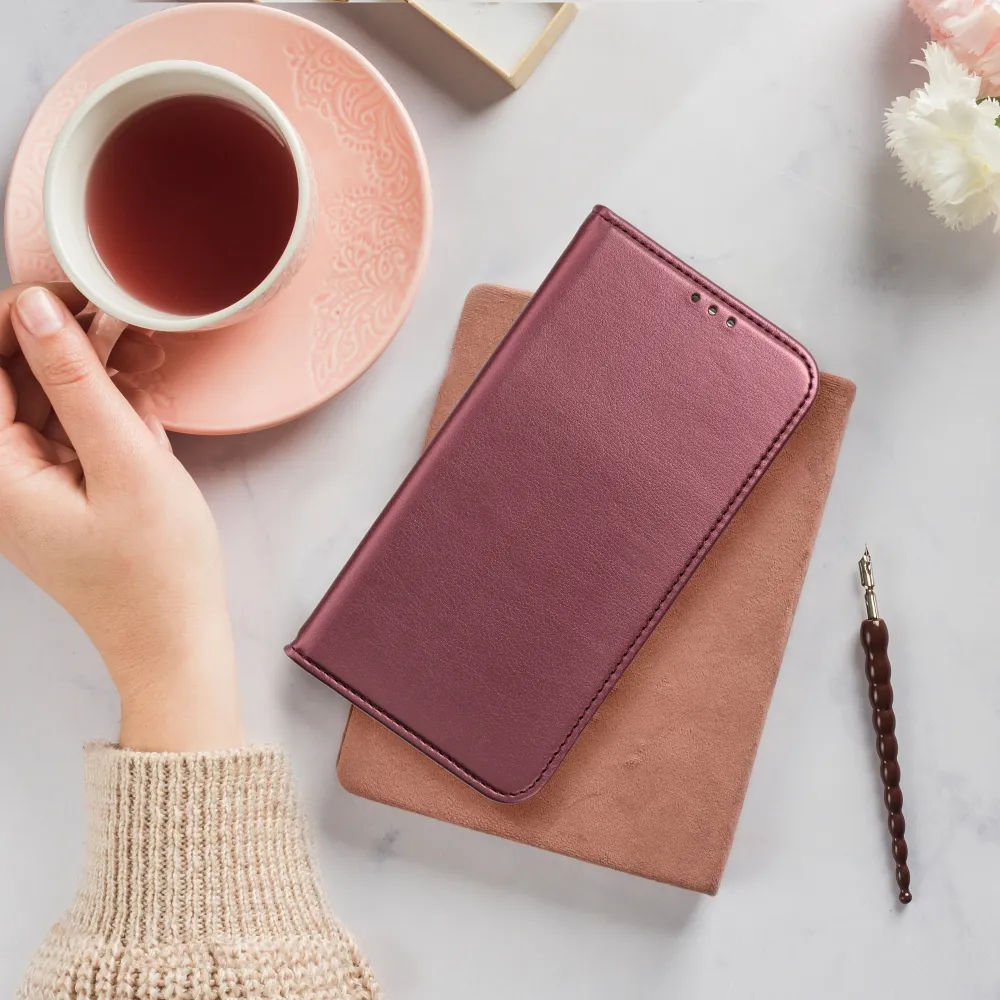SMART MAGNETO Book case for XIAOMI Redmi Note 12 Pro Plus 5G burgundy - Image 5