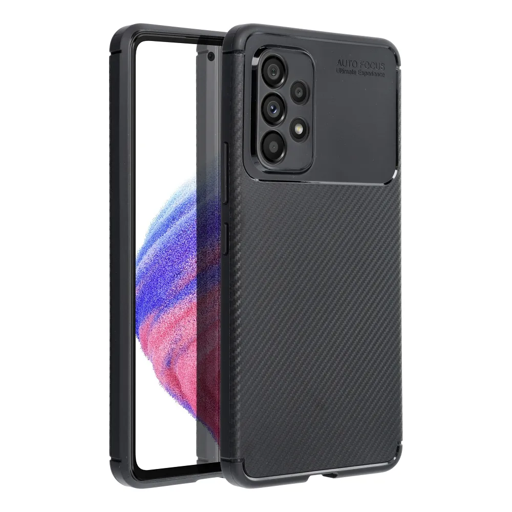Case CARBON PREMIUM for SAMSUNG A14 5G / A14 4G black - Image 3