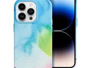 LEATHER MAG COVER case for IPHONE 14 Pro color splash