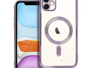 ELECTRO MAG COVER case compatible with MagSafe for IPHONE 11 deep purple