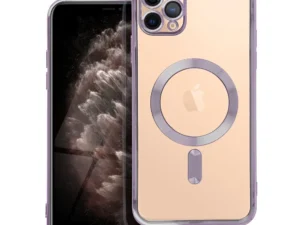ELECTRO MAG COVER case compatible with MagSafe for IPHONE 11 Pro Max deep purple