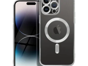 ELECTRO MAG COVER case compatible with MagSafe for IPHONE 12 Pro Max silver