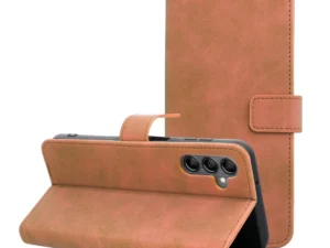 TENDER Book Case for SAMSUNG A14 4G / A14 5G brown