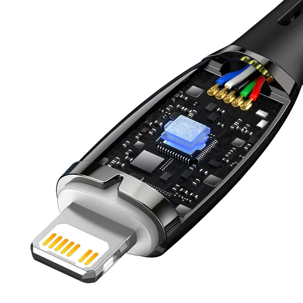 BASEUS cable Type C to Lightning PD 20W Glimmer CADH000101 2 m black - Image 4