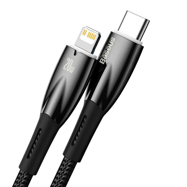 BASEUS cable Type C to Lightning PD 20W Glimmer CADH000101 2 m black - Image 2