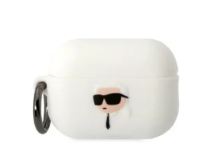 KARL LAGERFELD case for APPLE Airpods 2 KLAP2RUNIKH (3D Sil NFT Karl) white