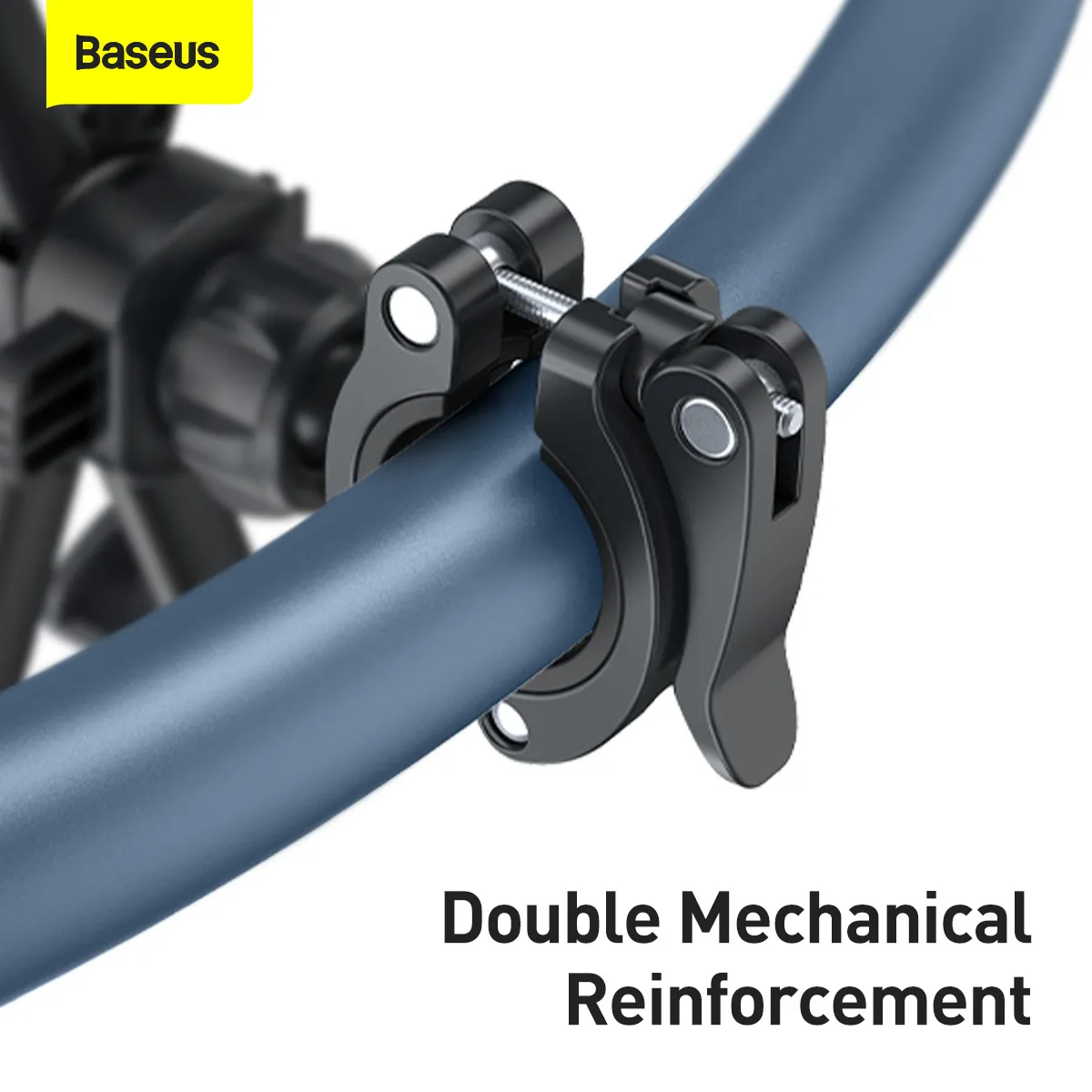 BASEUS bicycle / motorcycle holder for handlebar SUQX-01 black - Image 12