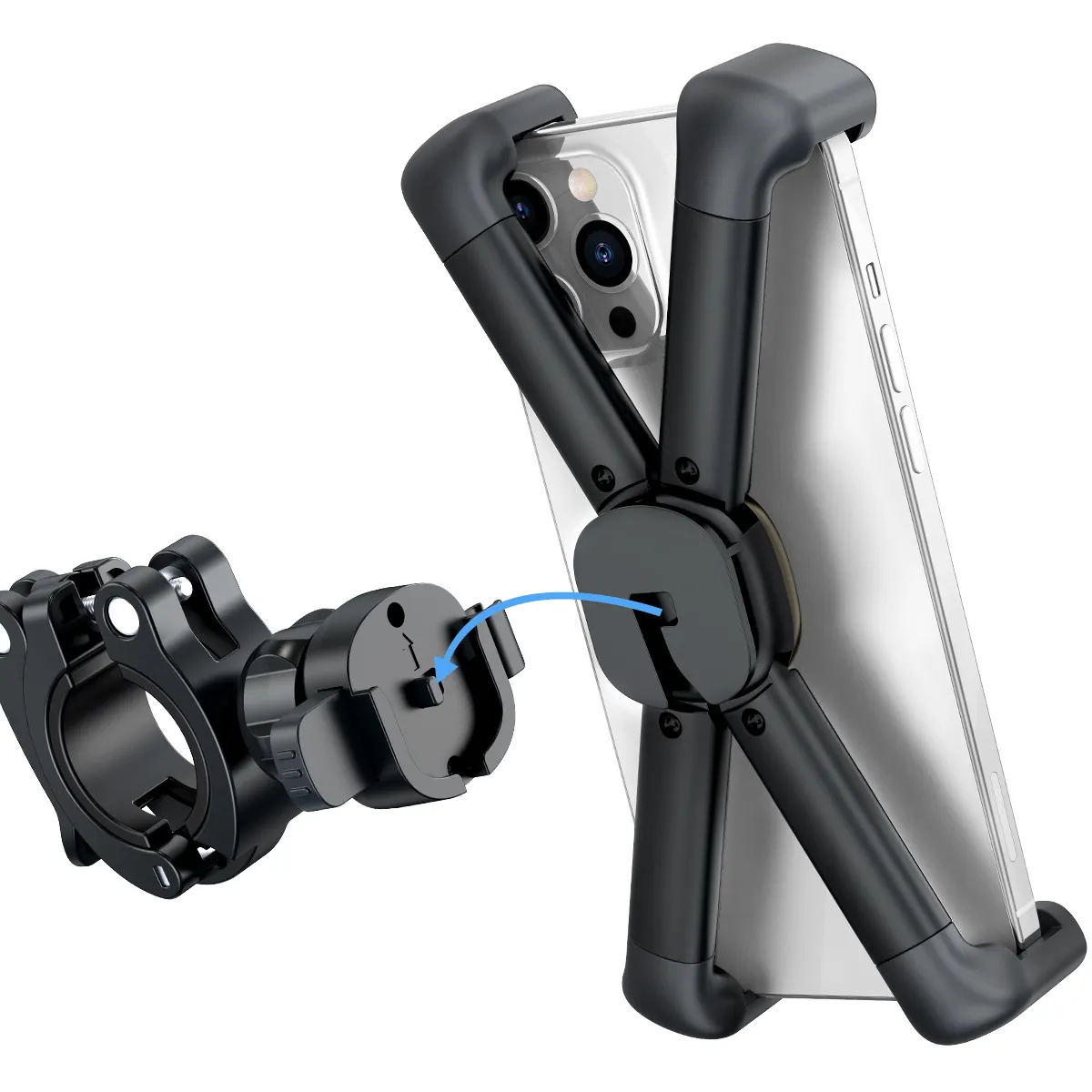 BASEUS bicycle / motorcycle holder for handlebar SUQX-01 black - Image 5