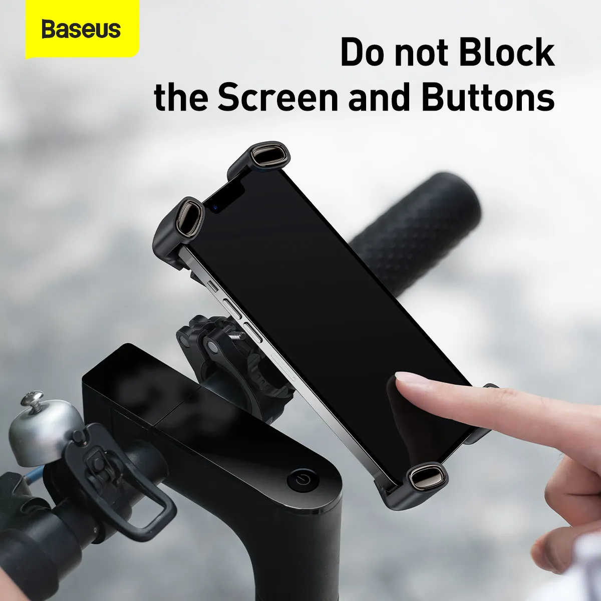 BASEUS bicycle / motorcycle holder for handlebar SUQX-01 black - Image 13