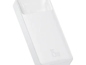 BASEUS powerbank 20 000 mAh + cable USB A do Micro USB PD QC3.0 3A 15W PPBD050102 white