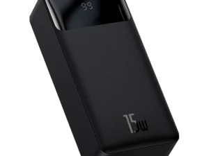 BASEUS powerbank 30 000 mAh + cable USB A do Micro USB PD QC3.0 3A 15W PPBD050201 black