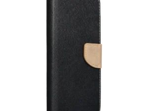 FANCY Book case for SAMSUNG A34 5G black / gold