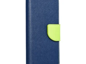 FANCY Book case for SAMSUNG A54 5G navy / lime