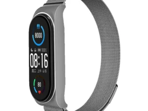 Strap METAL for XIAOMI Mi Band 5 / 6 silver (02)