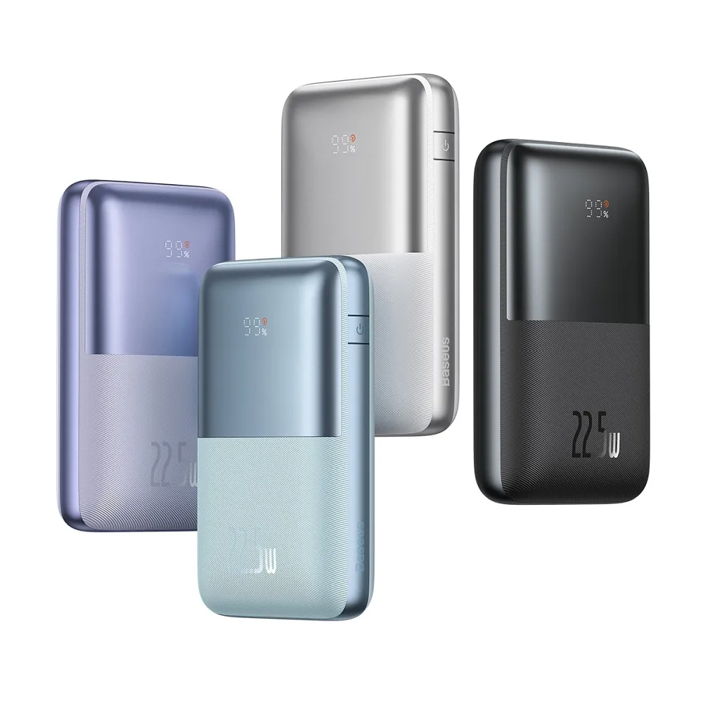 BASEUS powerbank 20 000 mAh + cable USB A to Type C PD QC3.0 3A 22,5W PPBD040305 purple - Image 15