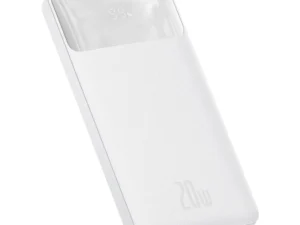 BASEUS powerbank 10 000 mAh PD QC3.0 3A 20W PPBD050502 white