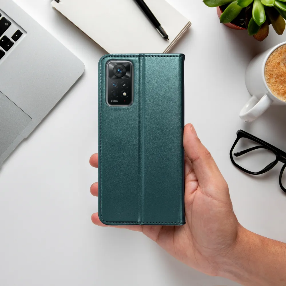 SMART MAGNETO Book for XIAOMI 12 Lite dark green - Image 5