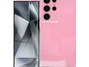 CLEAR CASE 2 mm BLINK for SAMSUNG S24 Ultra pink