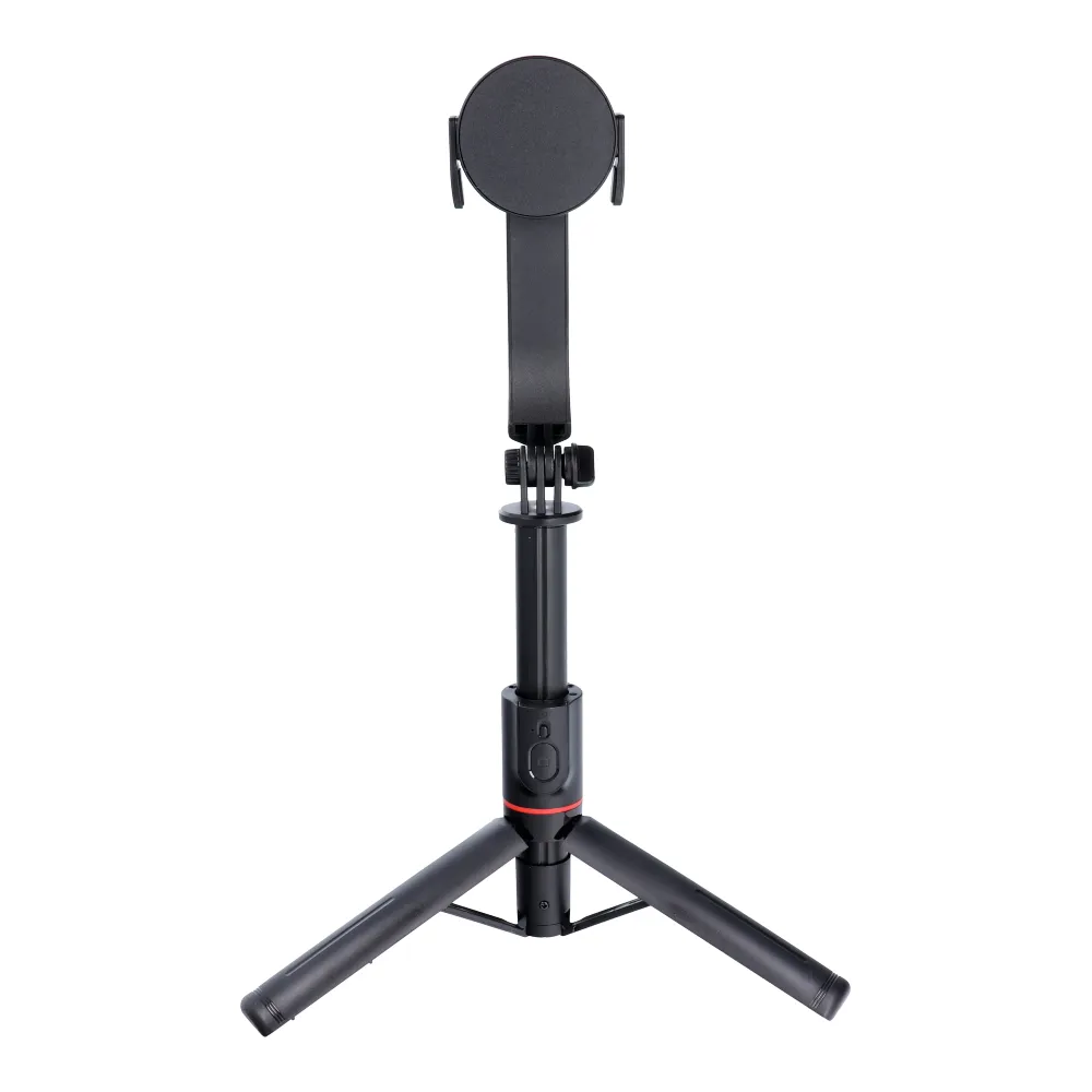 Combo selfie stick with tripod and remote control bluetooth compatybile with MagSafe SSTR-C09 black - Image 13