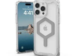 ( UAG ) Urban Armor Gear Plyo case compatible with Magsafe for IPHONE 15 PRO MAX ice silver