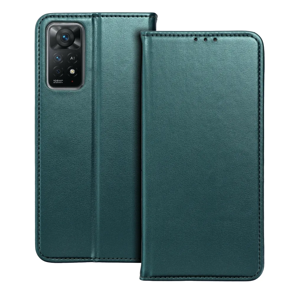 SMART MAGNETO Book case for MOTOROLA G54 dark green - Image 3