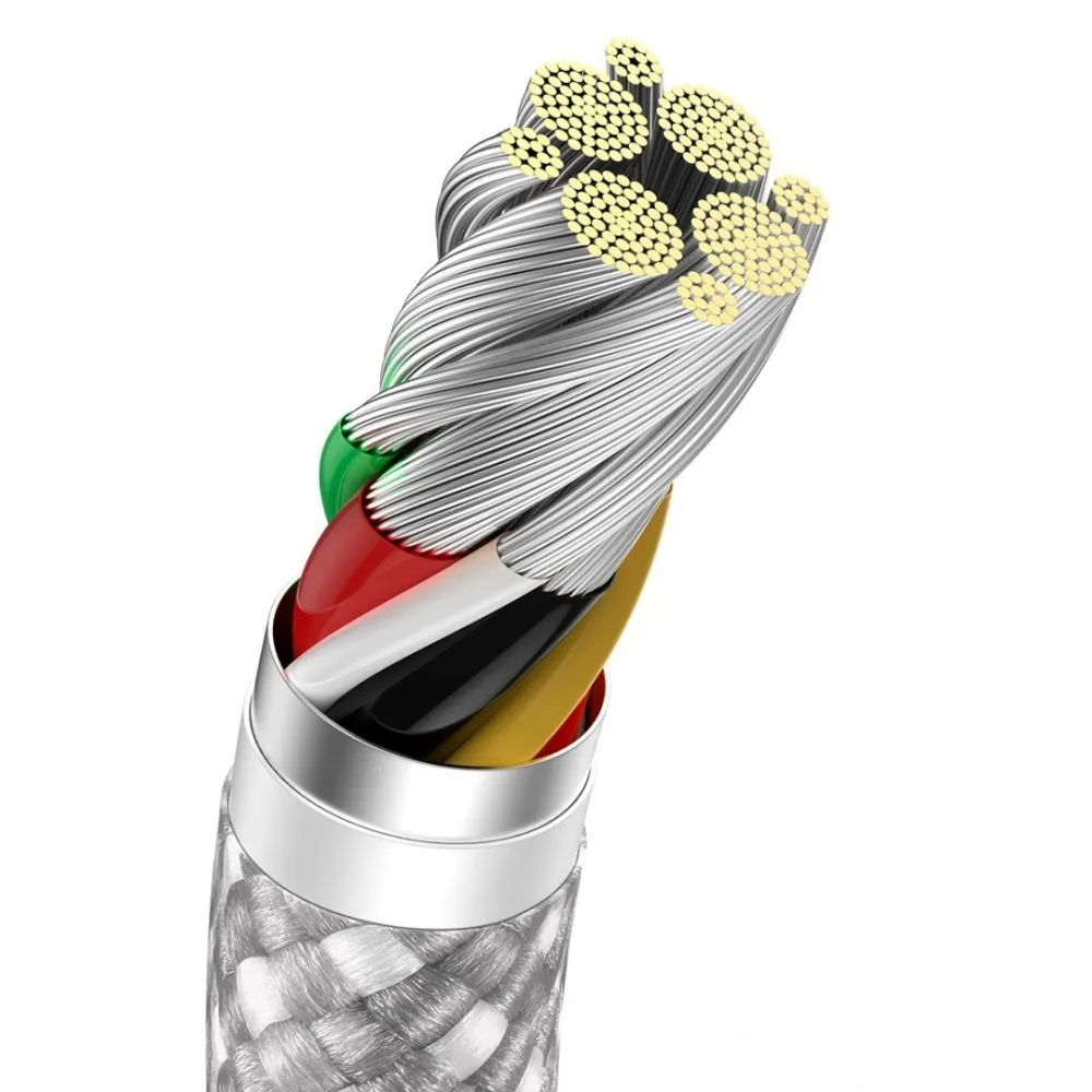 BASEUS cable Type C to Type C PD100W Power Delivery Dynamic Series CALD000302 2m white - Image 5