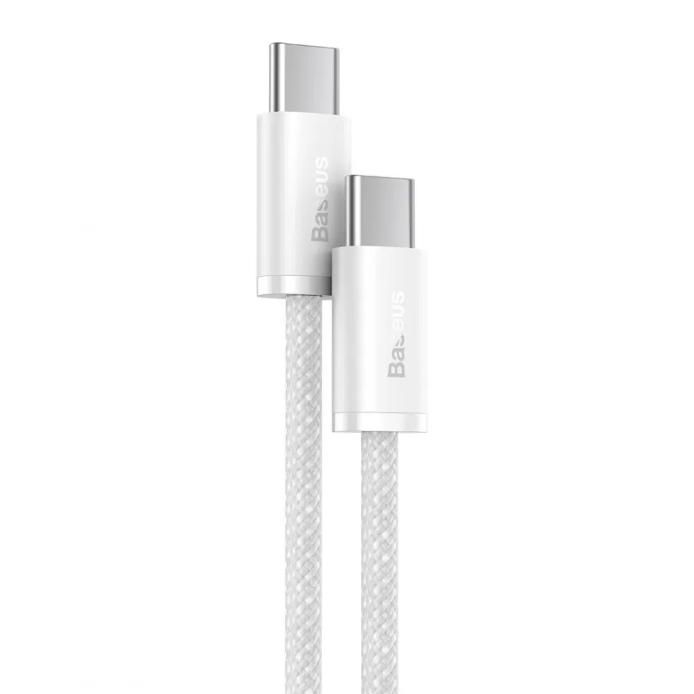 BASEUS cable Type C to Type C PD100W Power Delivery Dynamic Series CALD000302 2m white - Image 2