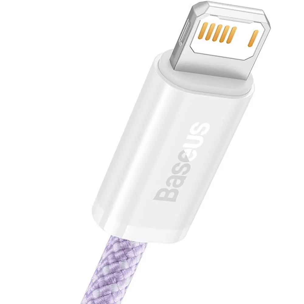 BASEUS cable USB A to Lightning 2,4A Dynamic CALD000405 1 m purple - Image 3