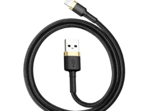 BASEUS cable USB A to Lightning 2,4A Cafule CALKLF-BV1 1 m black gold