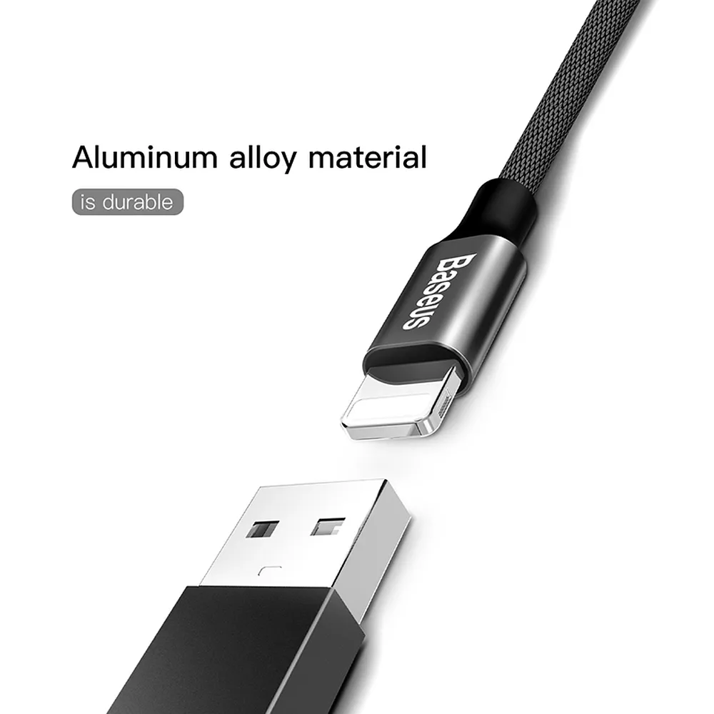 BASEUS cable USB A to Lightning 1,5A Yiven CALYW-C01 3 m black - Image 4