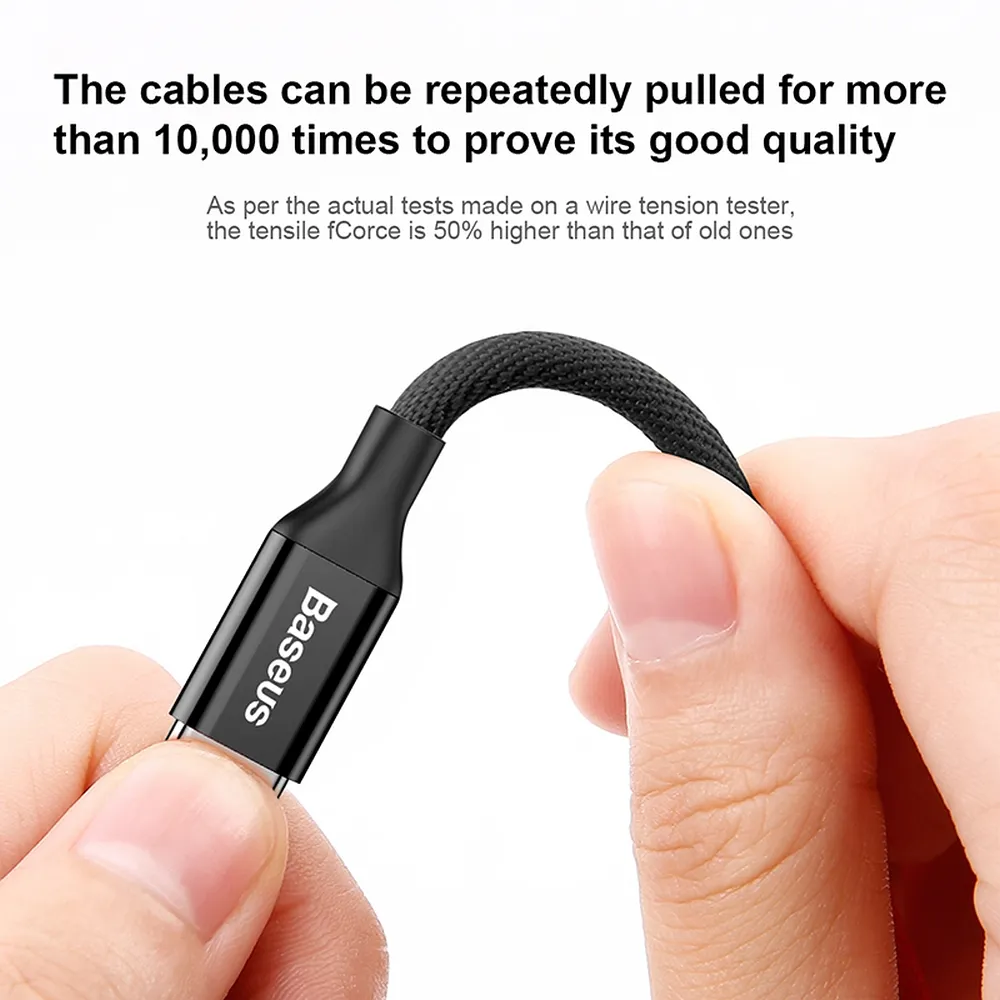 BASEUS cable USB A to Lightning 1,5A Yiven CALYW-C01 3 m black - Image 2