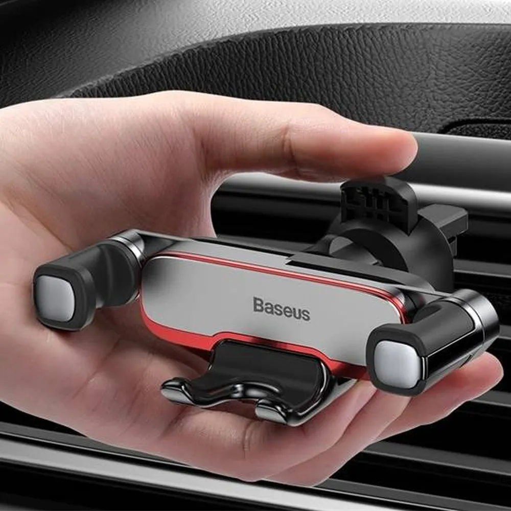 BASEUS gravity car holder for air vent SUYL-HU0S silver - Image 7