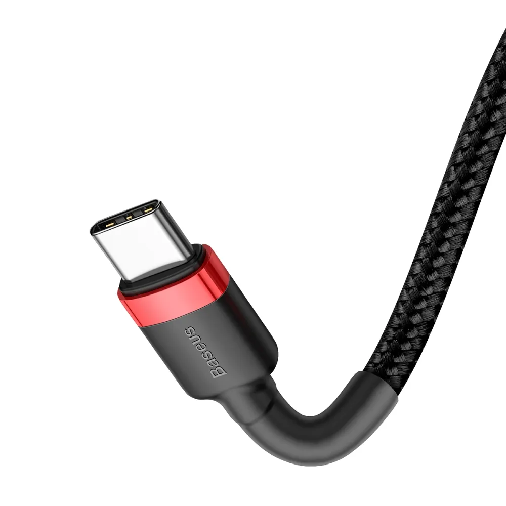 BASEUS cable Type C to Type C Cafule 3A 1M red+black CATKLF-G91 - Image 6