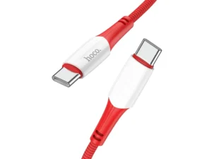 HOCO cable Type C to Type C PD 3A 60W X70 1 m red