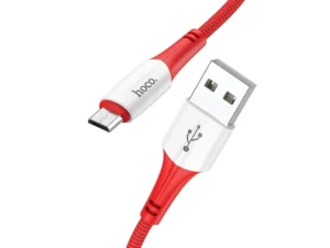 HOCO cable USB  to Micro USB 2,4A X70 1 m red