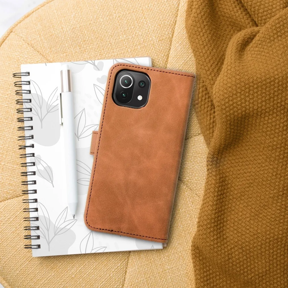 TENDER Book Case for XIAOMI POCO M4 PRO 5G / Redmi Note 11T 5G / Redmi Note 11S 5G brown - Image 7