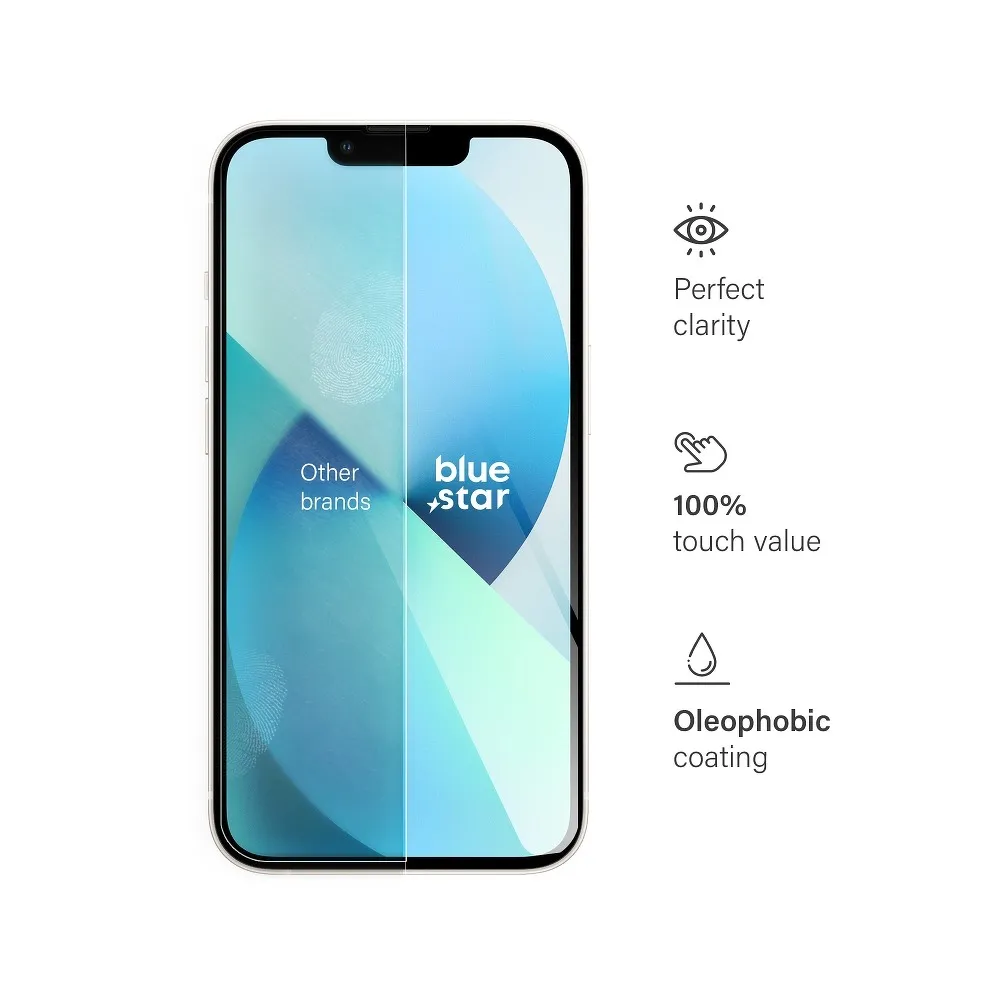 Tempered Glass Blue Star - IPHONE 13 mini - Image 4
